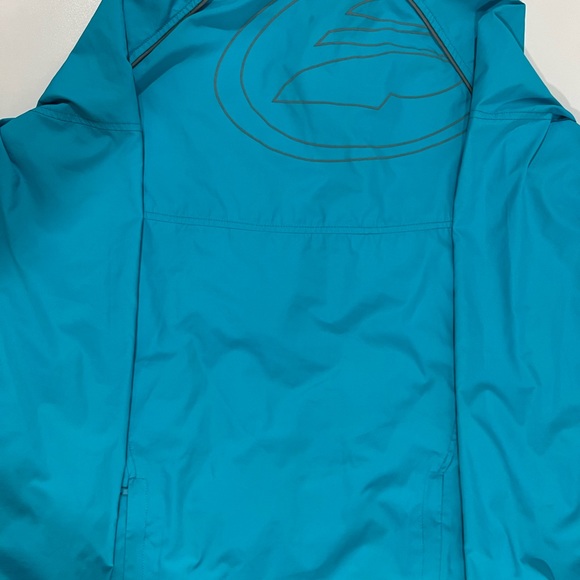 Performance Bicycle women’s wind jacket, aqua, size S - Picture 2 of 8